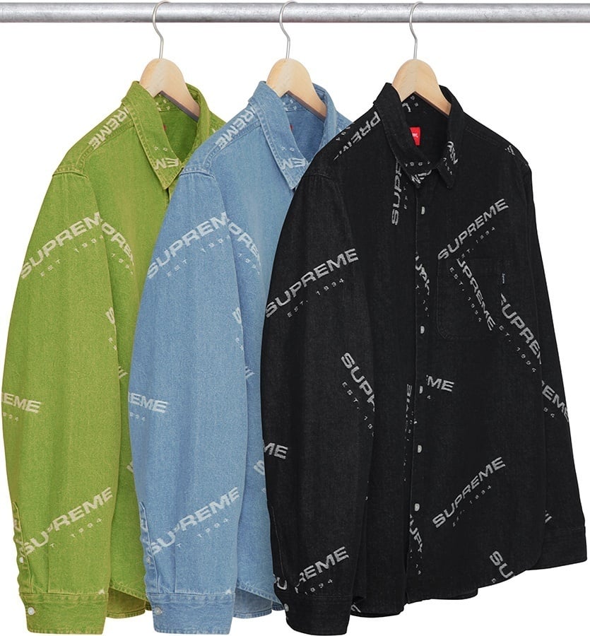 Jacquard Denim Shirt